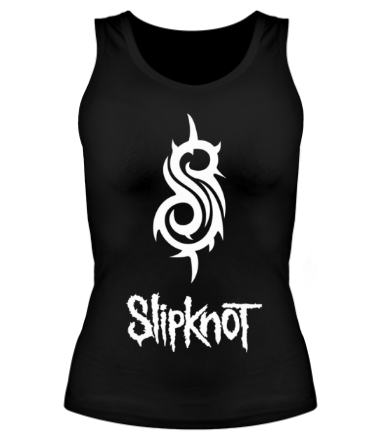 Женская майка борцовка Slipknot (logo)