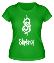 Женская футболка Slipknot (logo) фото