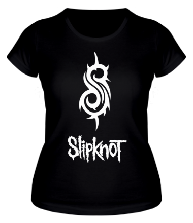 Женская футболка Slipknot (logo)