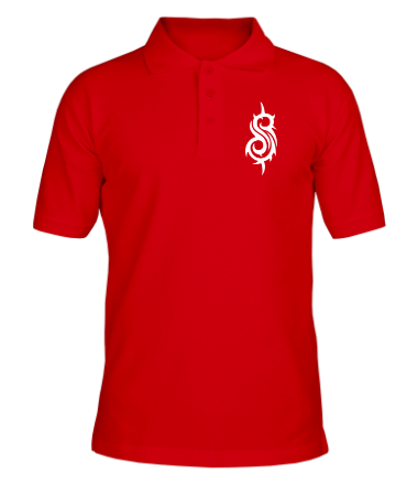 Мужская футболка поло Slipknot (символ)