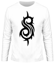 Мужская футболка длинный рукав Slipknot (символ) фото