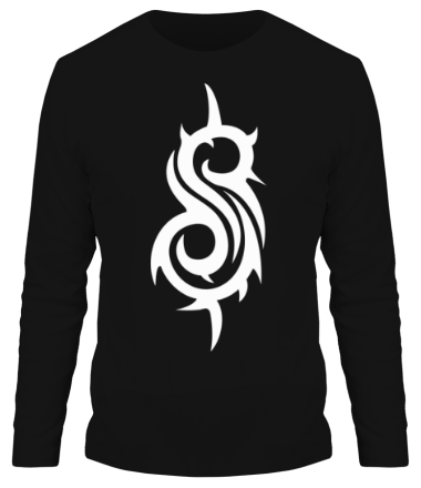 Мужская футболка длинный рукав Slipknot (символ)