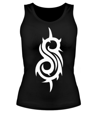 Женская майка борцовка Slipknot (символ)