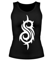 Женская майка борцовка Slipknot (символ) фото
