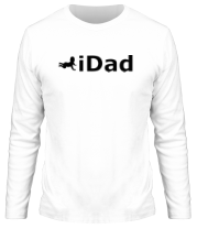 Мужская футболка длинный рукав iDad - я отец фото