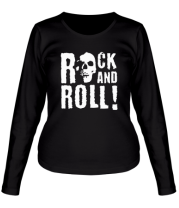Женская футболка длинный рукав Rock and roll фото