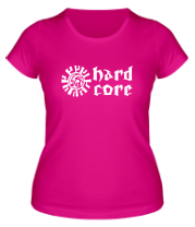 Женская футболка Hard core фото