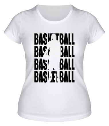 Женская футболка Basketball (баскетбол)