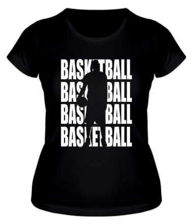 Женская футболка Basketball (баскетбол)
