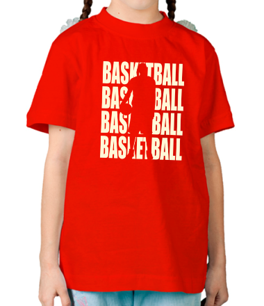 Детская футболка Basketball (свет)