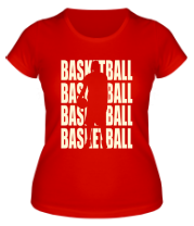 Женская футболка Basketball (свет) фото