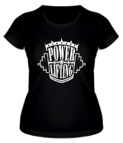Женская футболка Powerlifting знак фото