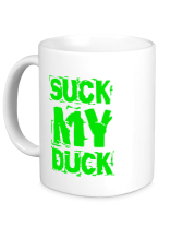 Кружка Suck my duck фото