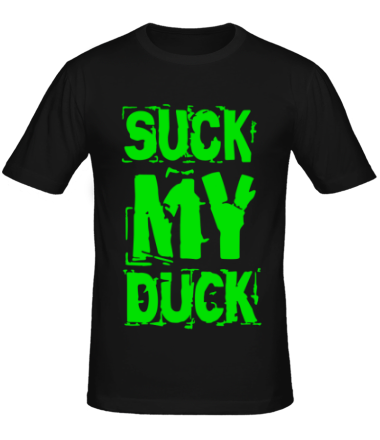 Мужская футболка Suck my duck