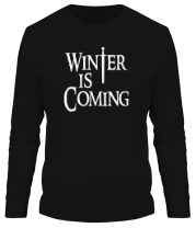 Мужская футболка длинный рукав Winter is coming