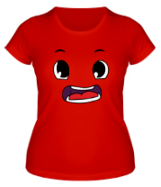 Женская футболка Эмоция в стиле аниме фото