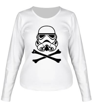 Женская футболка длинный рукав Звездные пираты