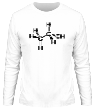 Мужская футболка длинный рукав Химическая формула