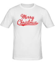 Мужская футболка Merry christmass