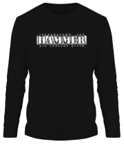 Мужская футболка длинный рукав Тренажёрный зал Hammer (1) фото