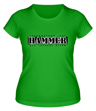 Женская футболка Тренажёрный зал Hammer (1)