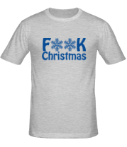 Мужская футболка F@ck christmass фото