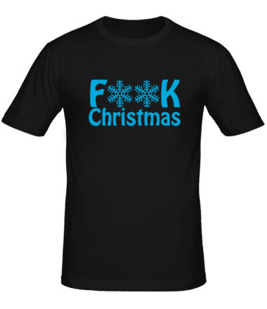 Мужская футболка F@ck christmass