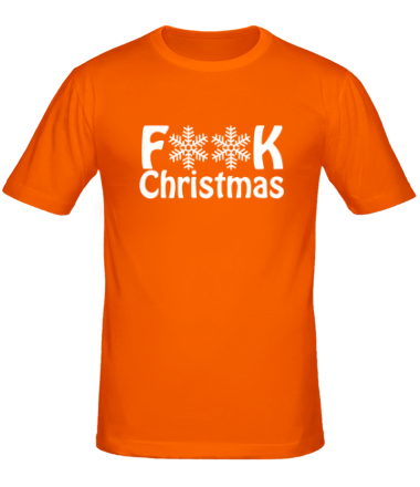 Мужская футболка F@ck christmass