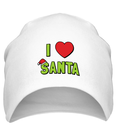 Шапка I love santa