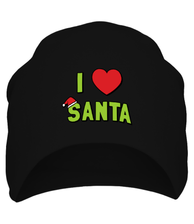 Шапка I love santa