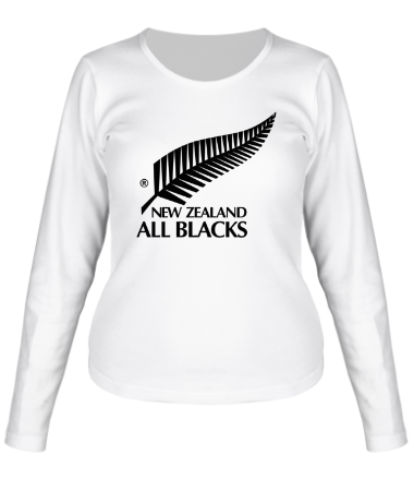 Женская футболка длинный рукав All blacks