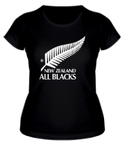 Женская футболка All blacks фото