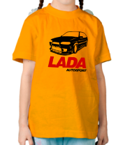 Детская футболка Lada autosport фото