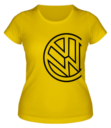 Женская футболка Вольксваген значок
