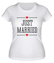Женская футболка Just Married фото