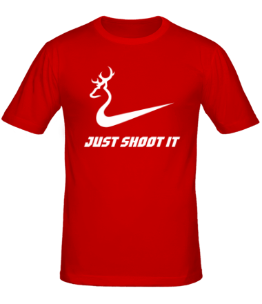 Мужская футболка Just shoot it