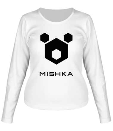 Женская футболка длинный рукав Mishka