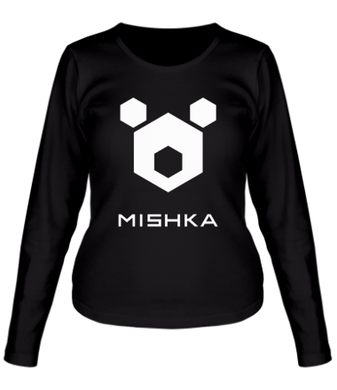Женская футболка длинный рукав Mishka