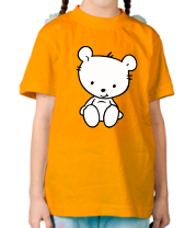 Детская футболка Белый мишка фото