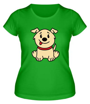 Женская футболка Верный пес