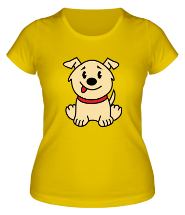 Женская футболка Верный пес