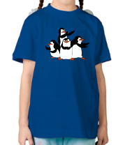Детская футболка Пингвины из Мадагаскара фото