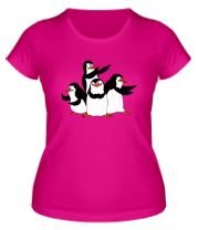Женская футболка Пингвины из Мадагаскара фото