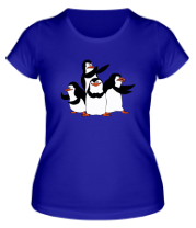 Женская футболка Пингвины из Мадагаскара фото