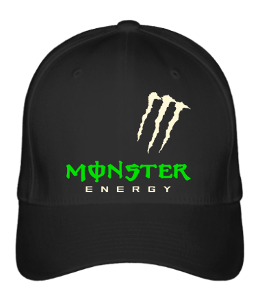 Бейсболка Monster energy shoulder (glow)