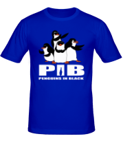 Мужская футболка PIB | Penguins in black фото