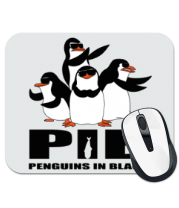 Коврик для мыши PIB | Penguins in black фото