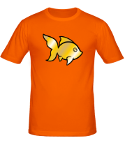 Мужская футболка Золотая рыбка фото