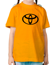 Детская футболка Toyota big logo фото