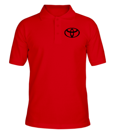 Мужская футболка поло Toyota big logo